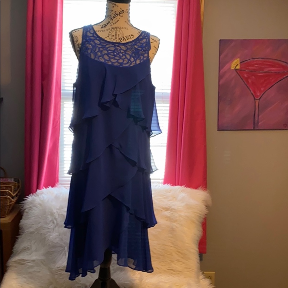 S. L. Fashions midi dress